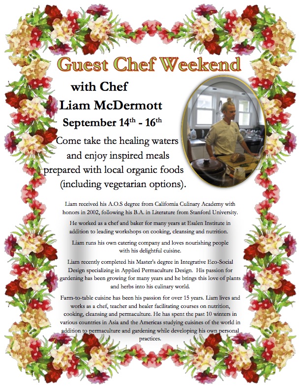 Guest Chef Weekend
